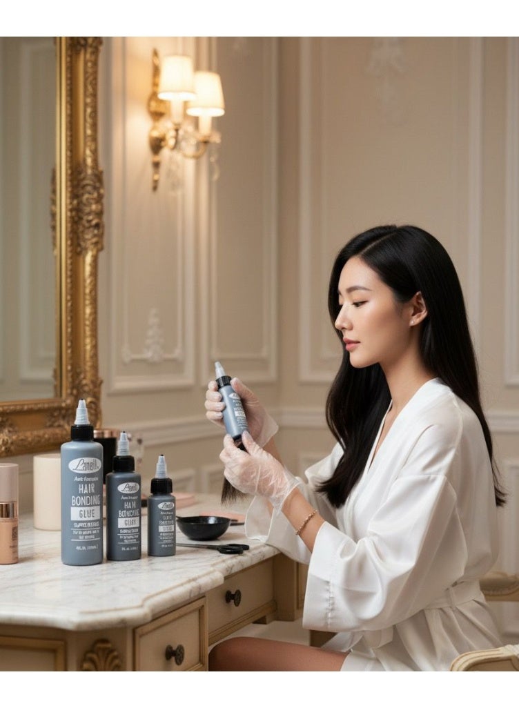 Lanell Anti-Fungus Hair Bonding Glue - Super Bond (3-Piece Set: 4fl.oz/118ml, 2fl.oz/60ml, 1fl.oz/30ml) - Image 3