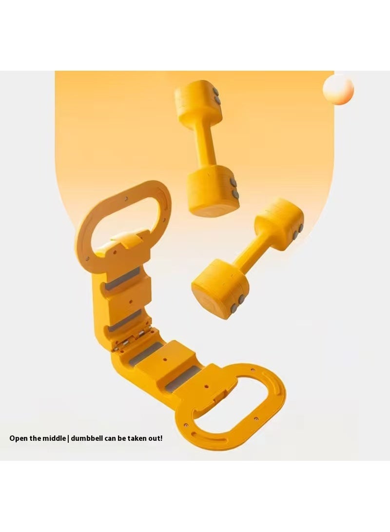 إيه جي دي جهاز تمارين اللياقة البدنية المنزلية 2 في 1 مع أثقال قابلة للتعديل ودمبل كيتل بيل للرجال والنساء - Image 3