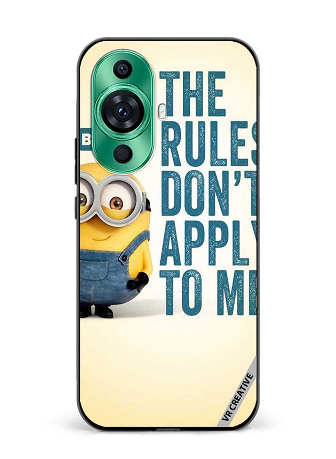 VR CREATIVE Protective Case Cover For Huawei nova 11 The Rules Don't Apply For Me Design Multicolour - Image 1