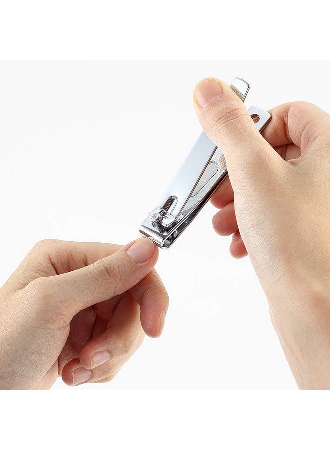 YWQ 12 Pcs Nail Clippers For Fingernails By Ywq Swing Out Nail Cleaner/File Popular Gifts For Men & Women Best Sharp Stainless Steel Clipper Wide Easy Press Lever - Image 2