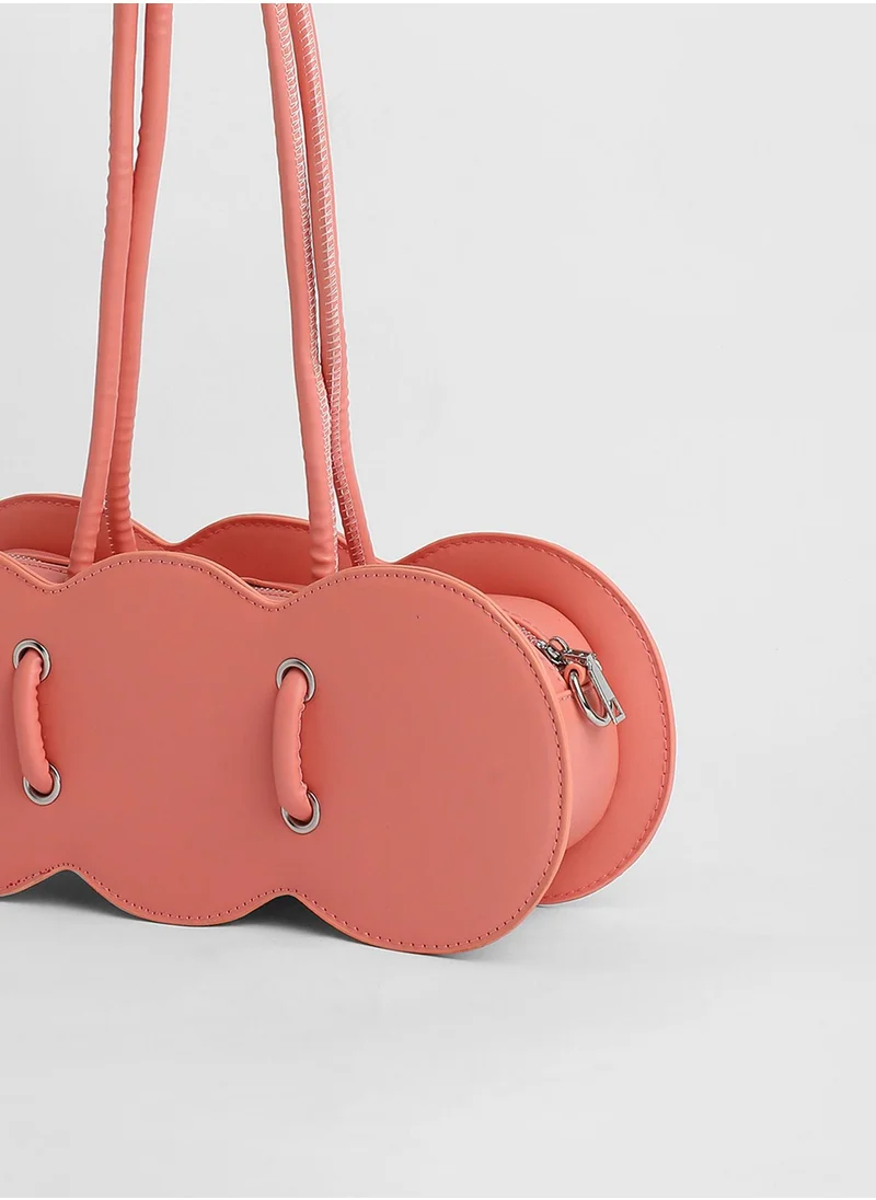 Haute Sauce The Nuage Shoulder Bag - Blush Pink