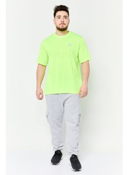 Adidas Men Sportswear Fit Short Sleeves Training T-Shirt, Green  - Image 2