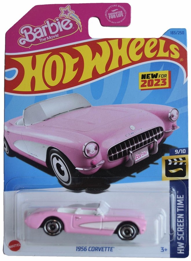 Hot Wheels 1956 Corvette, HW Screen TIme 9/10 [Pink] 183/250 - Image 1