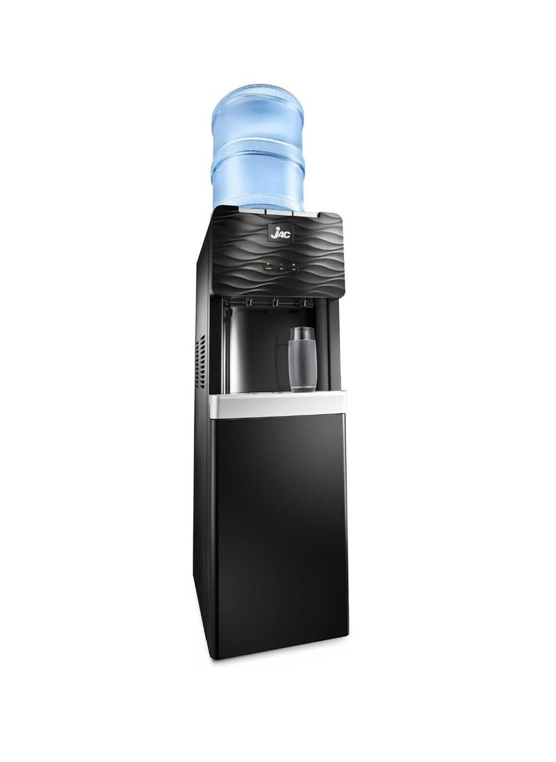 Jac - Jac Desktop Water Dispenser, 630 Watt, Cold/Hot, 3 Taps - Black Silver NGWDC331B - Image 1