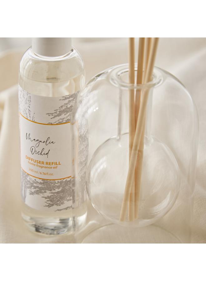 إيدين ماجنوليا أوركيد طقم 2 قطعة أعواد عطرية وزيت قابل لإعادة التعبئة مع برطمان زجاجي 200 مل - Image 2