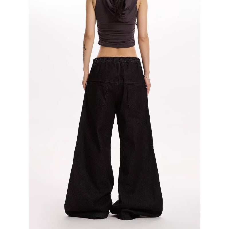 Unisex Classic Denim Jeans Loose Fit Daily Outdoor Wear - Image 1