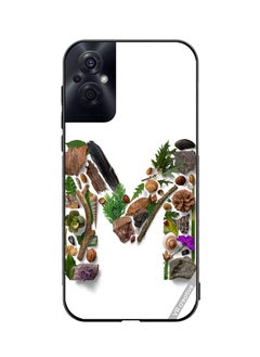 Protective Case Cover For Oppo Reno8 Z Alphabet M Design Multicolour