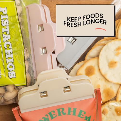 ANGORA BRANDS مشابك كنيفي موثوقة للوجبات الخفيفة - سهلة الاستخدام، متينة وقابلة لإعادة الاستخدام - مشابك أكياس ورقائق متعددة الاستخدامات - Image 3