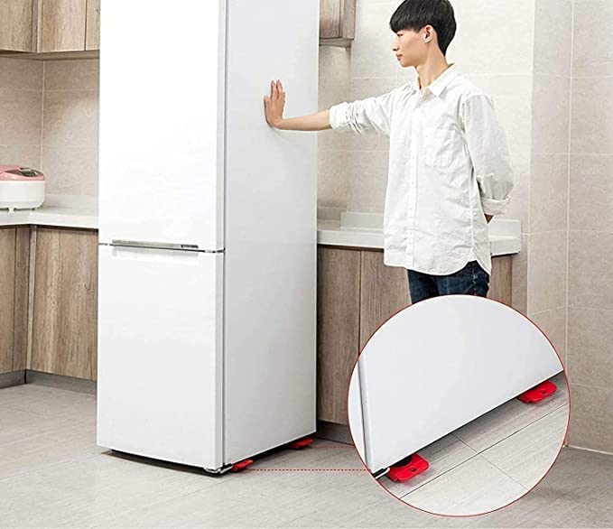 BBD Kitchen Shop Furniture Moving Metal Wheels Kit Heavy Furniture Shifter Mover Tool for Sofas Cupboard Table Easy Mover - Image 3