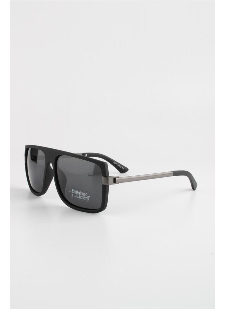 La Viva Black Matte Polarized Filter Men's Sunglasses 615045  - Image 1