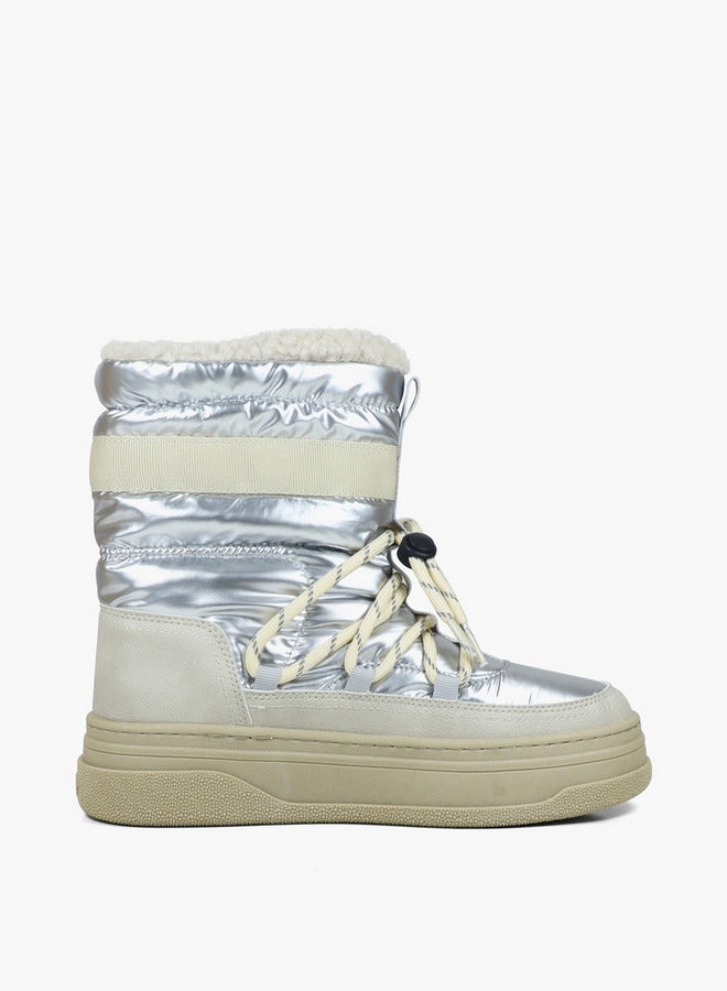 GAP Women's PARADISE HIGH NYL Lace-Up Boots - GPW5212071620 - Image 3