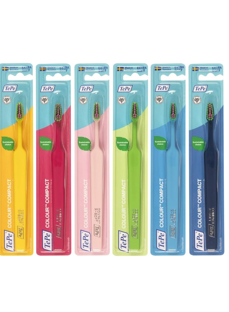 Tepe Color Compact Toothbrush Ultra Soft  Green - Image 4