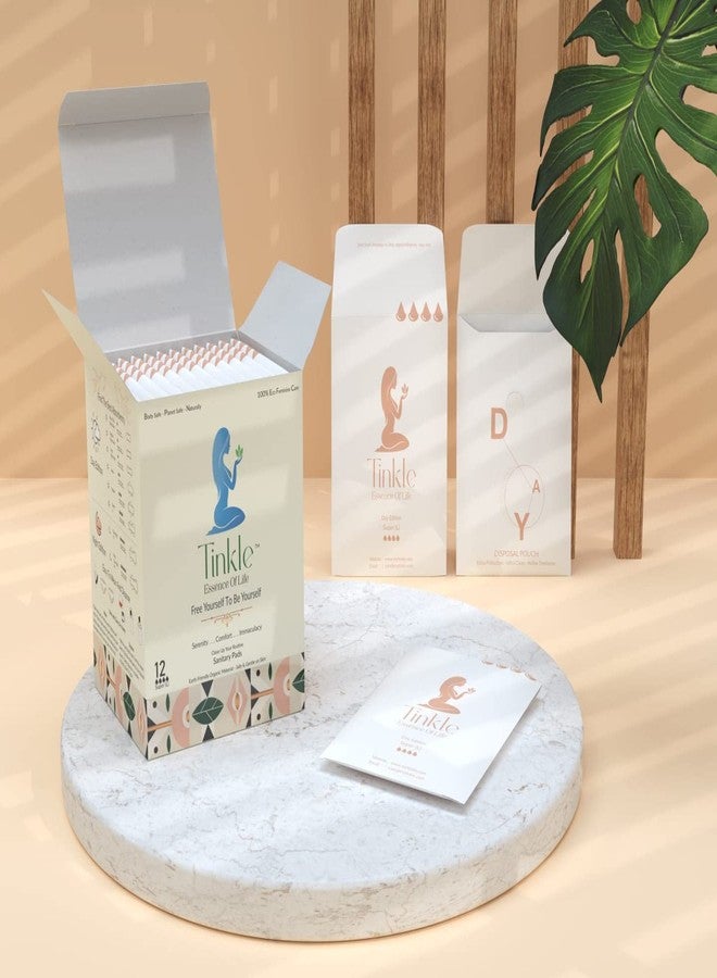 تنكل فوط صحية تينكل سيلك للفتيات المراهقات | فوط صحية فائقة الرقة والامتصاص | ناعمة كالحرير، لا تسبب طفحًا جلديًا | مقاس صغير/عادي، 19 فوطة مع كيس للاستخدام مرة واحدة | مناسبة لأول دورة شهرية، وللأيام المتوسطة إلى الغزيرة - Image 2