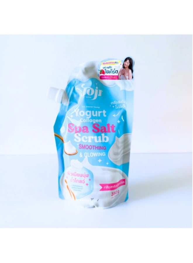 جوجي مقشر ملح سبا بالزبادي والكولاجين لتنعيم البشرة وإشراقها 350 جرام