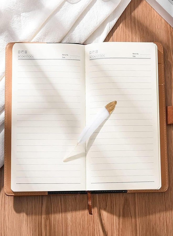 Climberty® Diary with Lock, A5 PU Leather Journal with Lock 200 Pages, Lock Diary Vintage Lock Journal Password Protected Notebook, Lock Diary for Men and Women, 22 X 15 cm (Grey) - Image 5