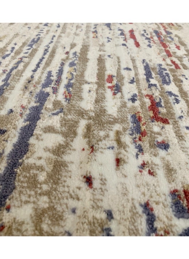 HANDPICKED FURNITURE Handpicked Furniture Abstract Multicoloured Rug, Ultra Soft Area Carpets For Bed Room, Living Room, And Dining Room, Antislip Floor Carpets, Easy To Clean, Made In Turkey  - Image 2