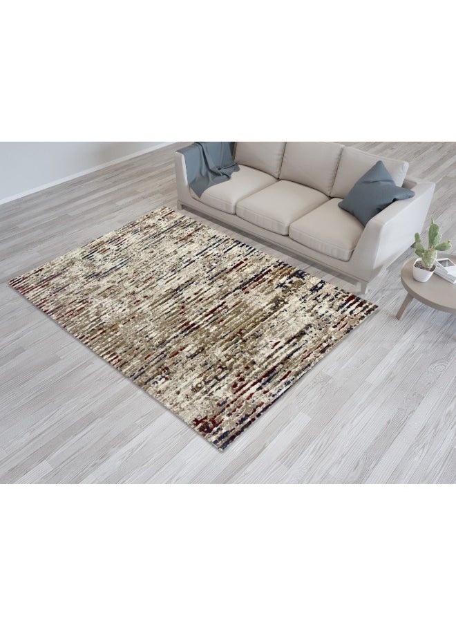 HANDPICKED FURNITURE Handpicked Furniture Abstract Multicoloured Rug, Ultra Soft Area Carpets For Bed Room, Living Room, And Dining Room, Antislip Floor Carpets, Easy To Clean, Made In Turkey  - Image 1