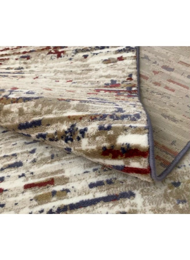 HANDPICKED FURNITURE Handpicked Furniture Abstract Multicoloured Rug, Ultra Soft Area Carpets For Bed Room, Living Room, And Dining Room, Antislip Floor Carpets, Easy To Clean, Made In Turkey  - Image 5