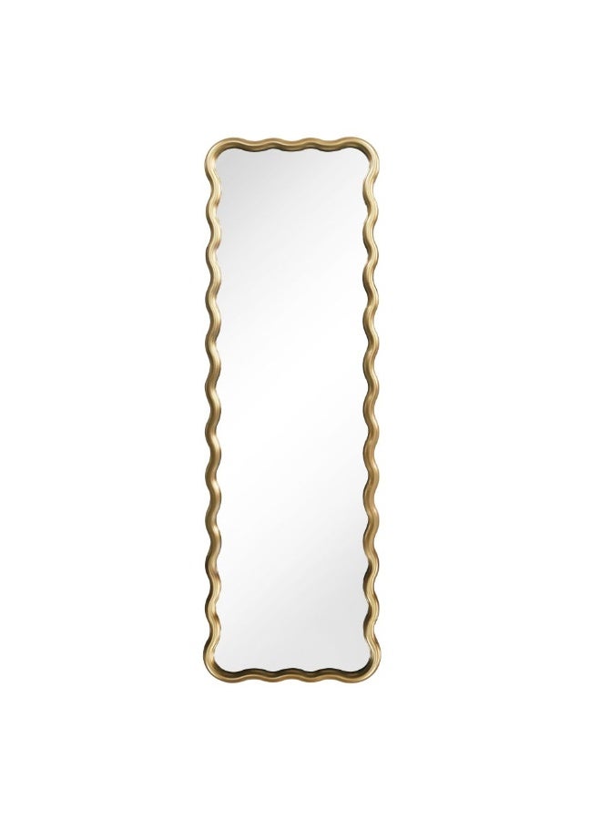 DANUBE HOME مرآة زينورا ويف 133×2.5×40 سم ذهبية - Image 1
