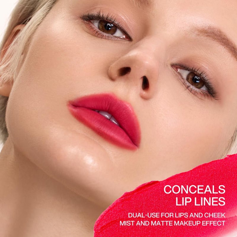 INTO YOU Matte Liquid Lipstick for Women, Canned Long Lasting Red Lipstick Waterproof with Lip Brush, No Transfer, High Pigmented with Lightweight Lip Mud Texture(PD01) - Image 4