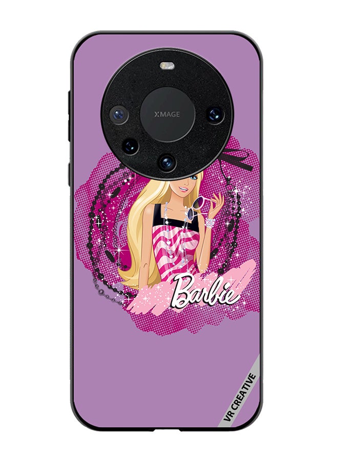 VR CREATIVE Protective Case Cover For Huawei Mate 60 Pro Plus Logo Barbie Design Multicolour - Image 1