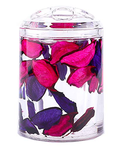 Locco Decor 4 Piece Acrylic Liquid 3D Floating Motion Bathroom Vanity Accessory Set Leaf - Image 4