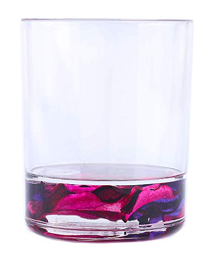 Locco Decor 4 Piece Acrylic Liquid 3D Floating Motion Bathroom Vanity Accessory Set Leaf - Image 3
