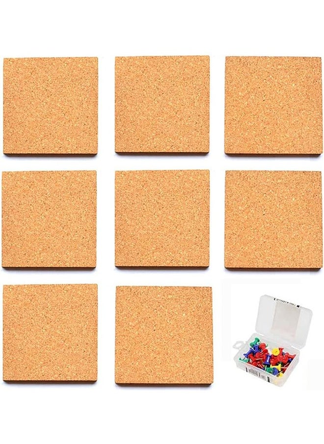 Cork Board, 30cm x 26cm, Corkboard, Wall Bulletin Boards With 35 Multi-Color Push Pins, Natural, 8 Pack - pzsku/Z96FA6568AF00E405E000Z/45/_/1719391049/16a9fc76-a935-4bfe-aa03-e067b35df041