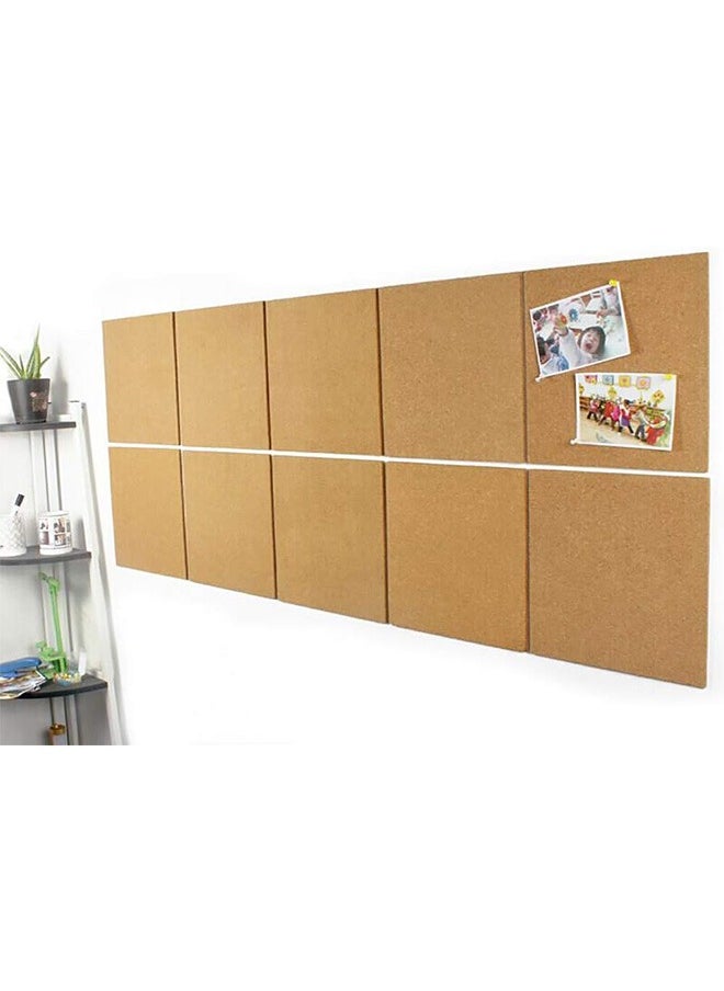 Cork Board, 30cm x 26cm, Corkboard, Wall Bulletin Boards With 35 Multi-Color Push Pins, Natural, 8 Pack - pzsku/Z96FA6568AF00E405E000Z/45/_/1719391105/93378974-ff53-4cdc-b3d0-a16695d8e13b