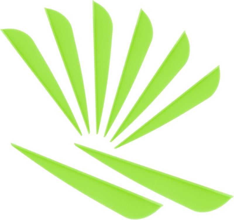 Letszhu Arrows Vanes 4 Inch Plastic Feather Fletching for DIY Archery Arrows 50 Pack… - Image 1