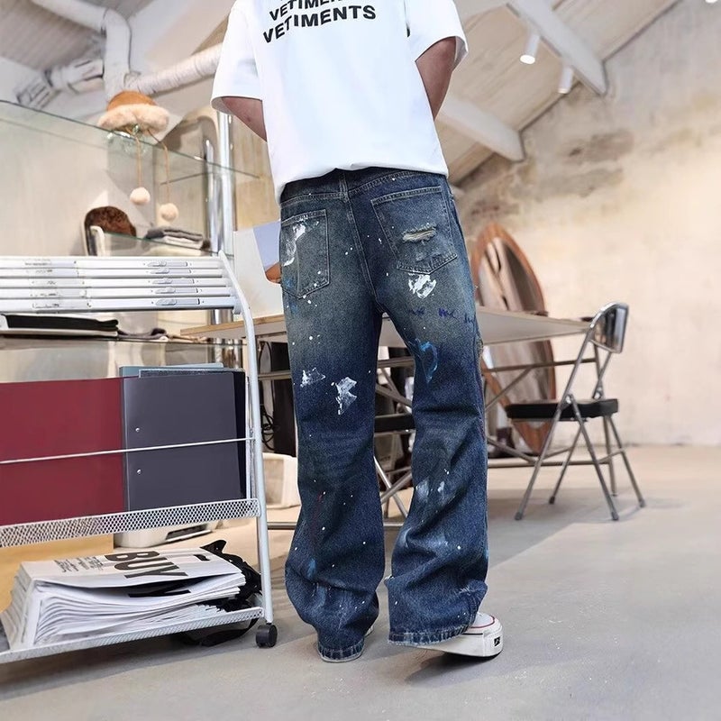 Unisex Casual Daily Denim Jeans - Image 5
