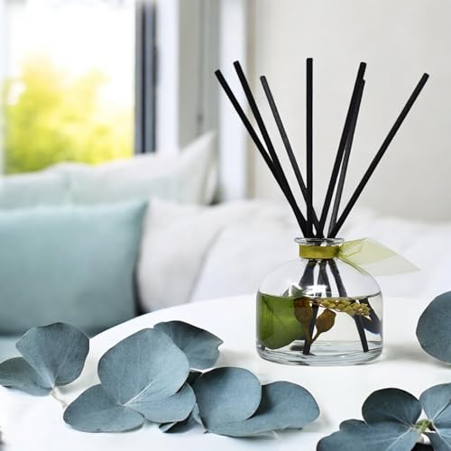LOVSPA Eucalyptus Reed Diffuser Set for Home, Revive Fresh Eucalyptus, Sage, Citrus & Mint Scent Diffuser with Sticks for Bathroom Shelf Decor Accessories, Top Aromatherapy Gift for Women - Image 4