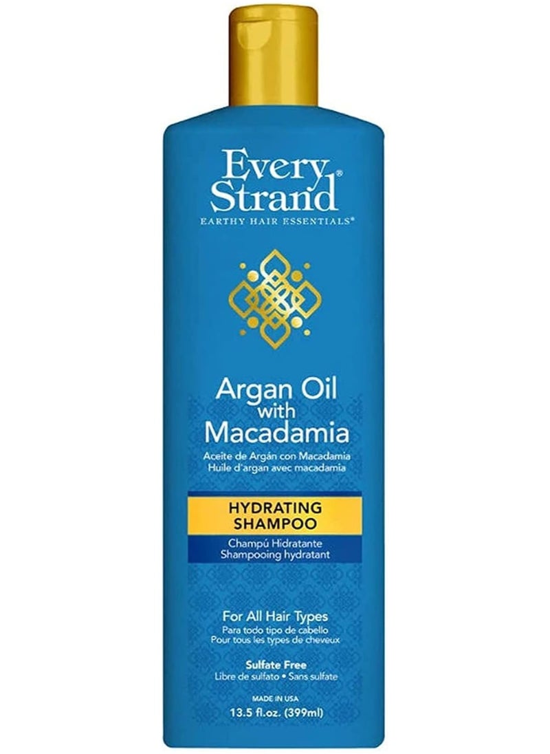 Every Strand - Every Strand Moisturizing Hair Conditioner with Argan and Macadamia Oil - 399 ml, Blue - Image 1