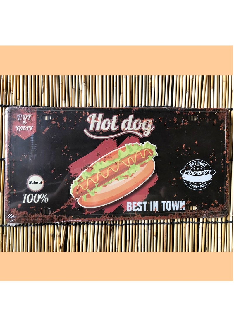 LINGWEI Wall Decoration Metal Poster Wall Plates Car Plate Art Poster Metal Decoration For Hom Vintage Metal Tin Sign Poster Plaque Bar Pub Club Tavern Wall Home Retro Decor  - Image 3