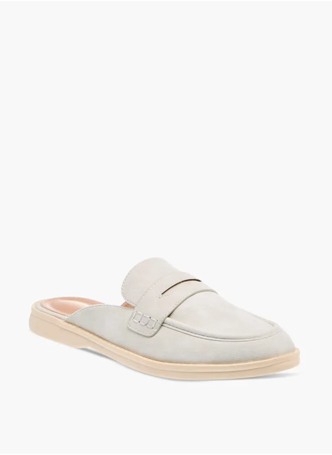 Celeste Womens Solid Slip-On Mules