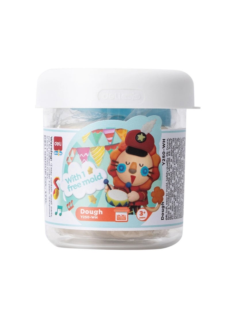 Deli Soft Dough With One Mould White - Image 1