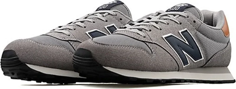 New Balance 500 Gray Navy Men's Casual Sports Shoes GM500TSNV3
