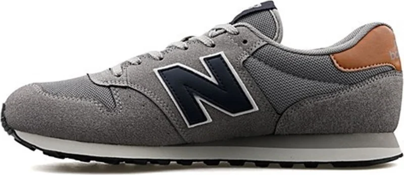 New Balance 500 Gray Navy Men's Casual Sports Shoes GM500TSNV3