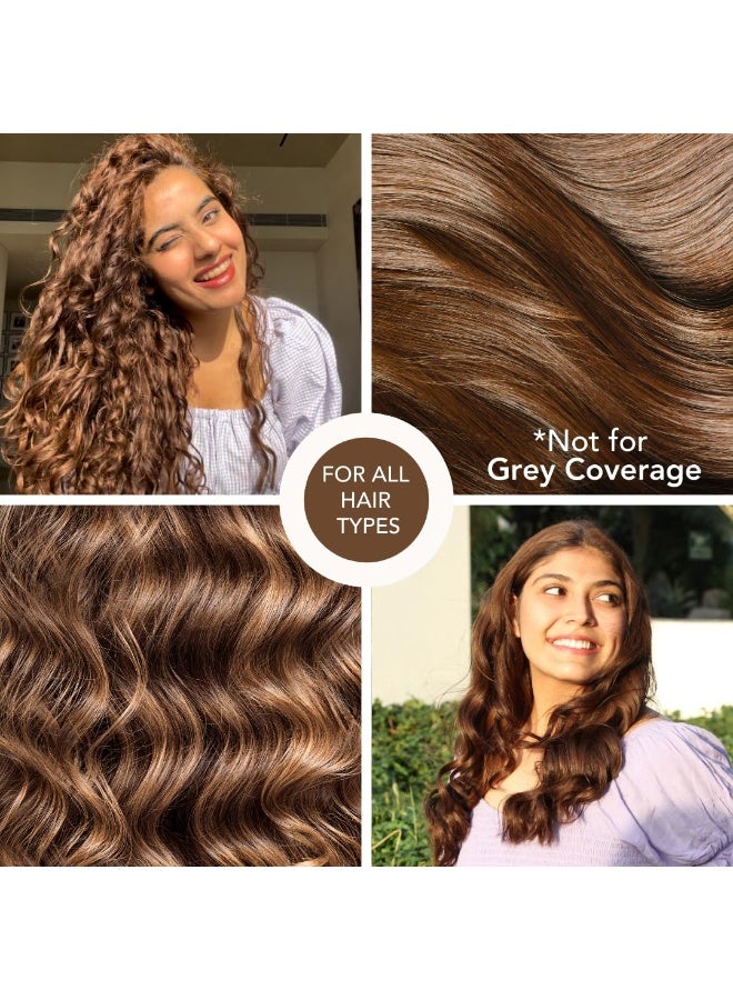 Paradyes No Bleach Glossy Hair Tint, Ammonia-Free Formula for Visible on Natural Black Hair, Includes Anti-Fade Conditioner for Long-Lasting Shine, 5 Light Brown, Hazel Brown - Image 5