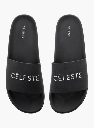 Celeste Women's Logo Detail Slip-On Slides