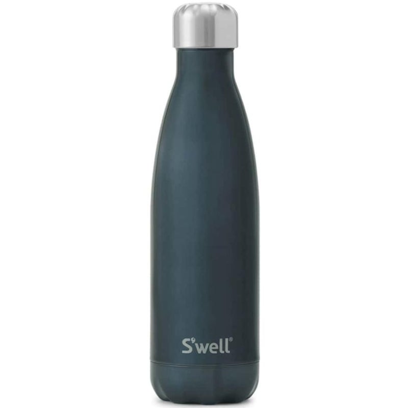 S'well S'well Stainless Steel Water Bottle  17oz  Blue Suede  Triple-Layered Vacuum Insulated Containers Keeps Drinks Cold for 36 Hours and Hot for 18  BPA Free  Perfect for On the Go  - Image 1