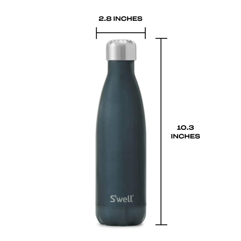 S'well S'well Stainless Steel Water Bottle  17oz  Blue Suede  Triple-Layered Vacuum Insulated Containers Keeps Drinks Cold for 36 Hours and Hot for 18  BPA Free  Perfect for On the Go  - Image 4
