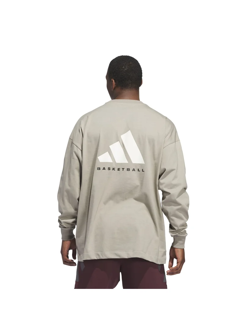 Adidas adidas ADI BB LS TEE Beige Originals Unisex T-SHIRTS