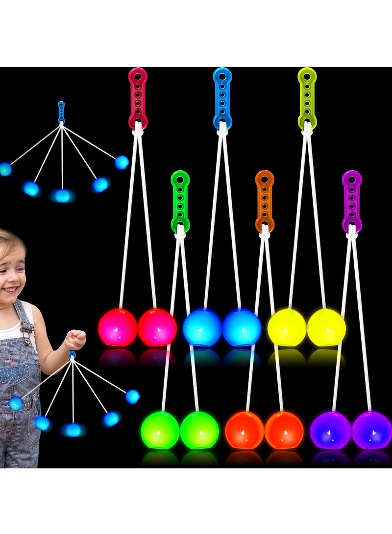 6Pcs Lato Swinging Ball Toys, Fun Clackers for Kids, Perfect for Balance Training and Party Favors! - Image 1