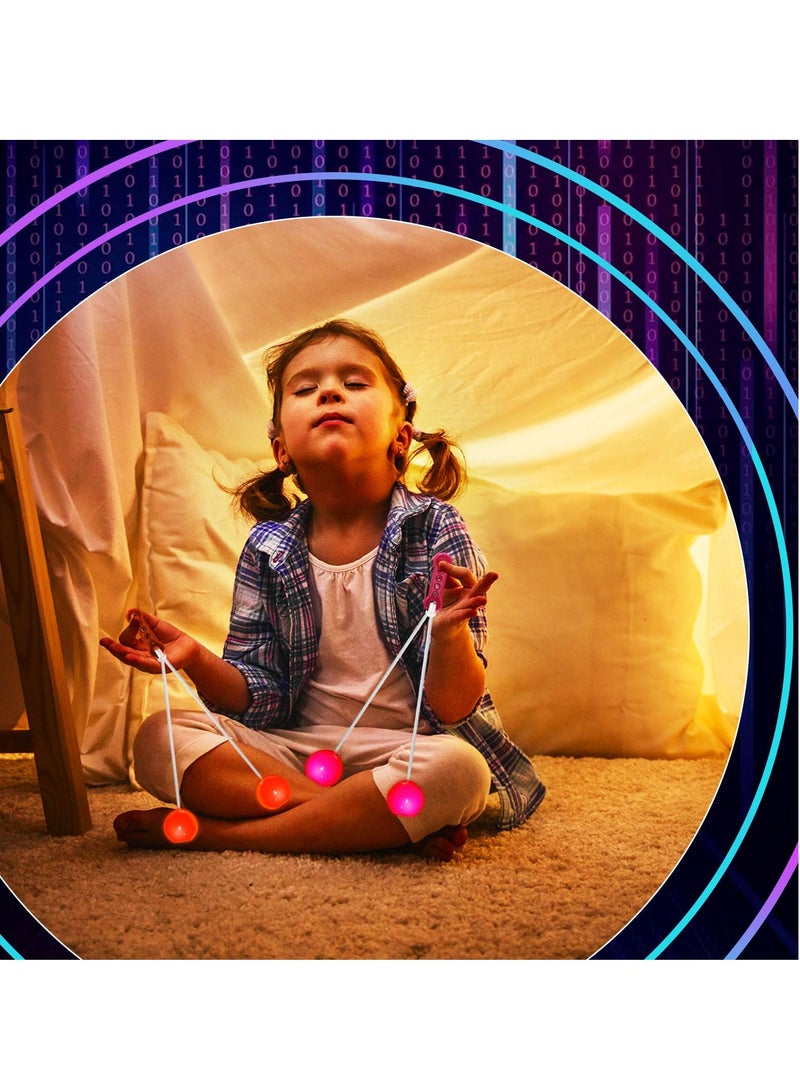 6Pcs Lato Swinging Ball Toys, Fun Clackers for Kids, Perfect for Balance Training and Party Favors! - Image 4