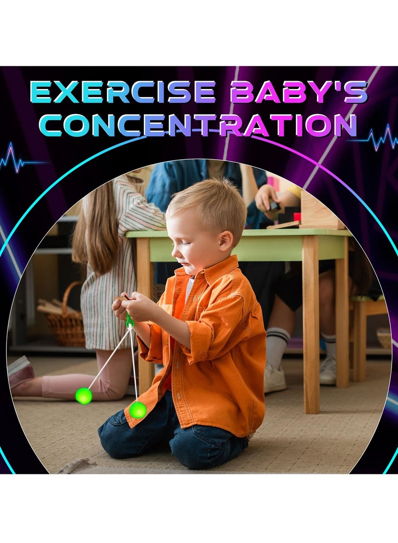 6Pcs Lato Swinging Ball Toys, Fun Clackers for Kids, Perfect for Balance Training and Party Favors! - Image 3