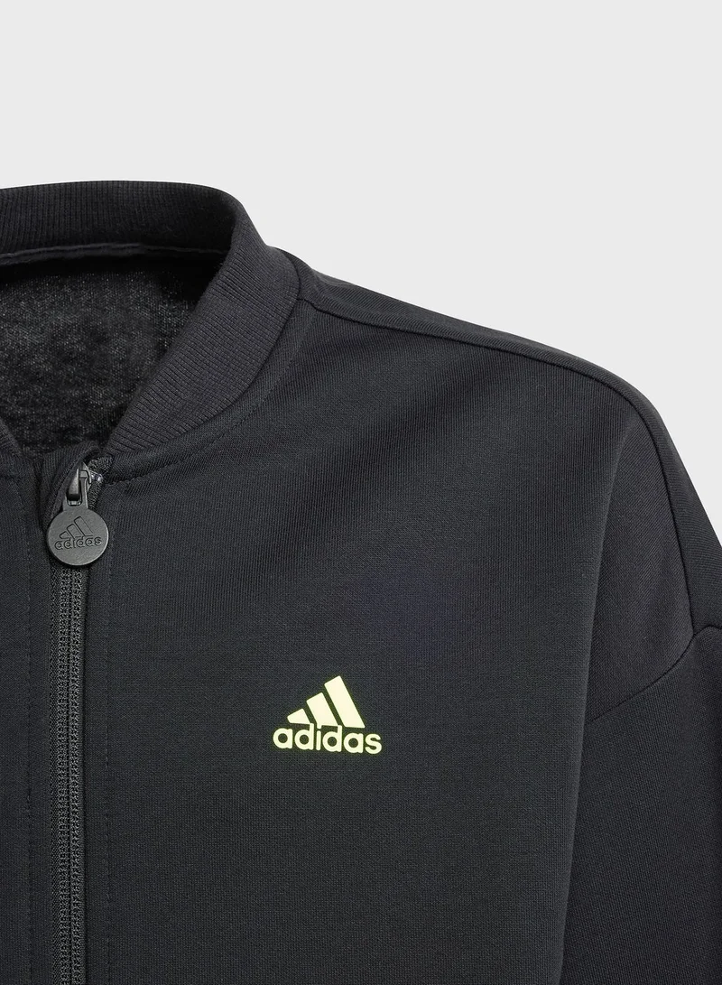 Adidas Dance Full-Zip Crop Hoodie Kids