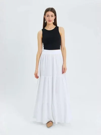 MixRay Mixray Maxi Cotton Skirt
