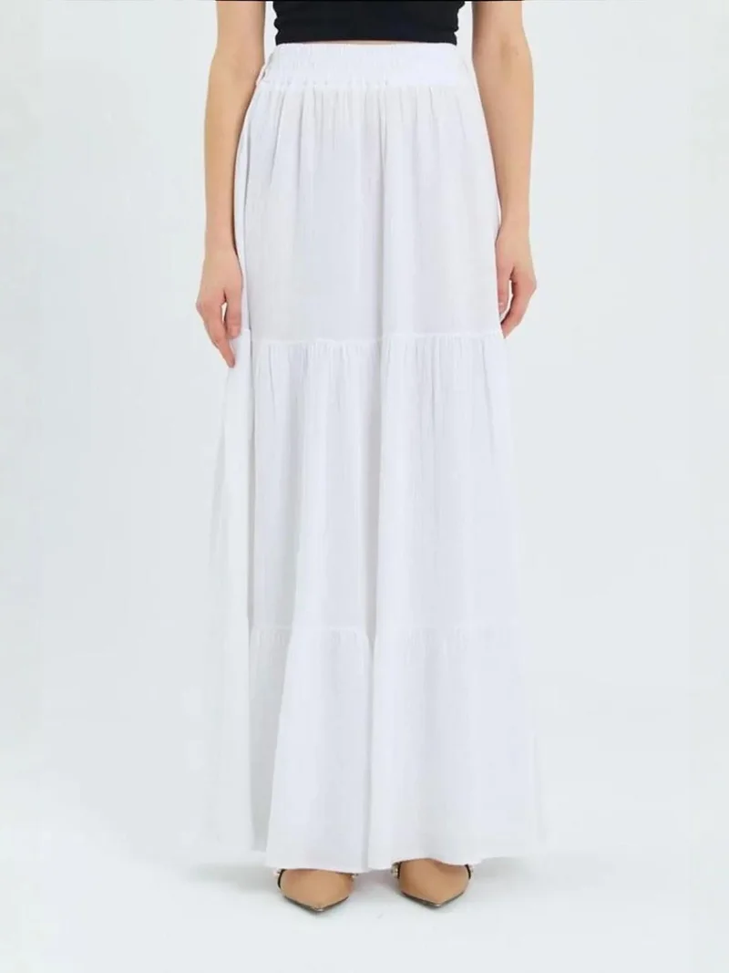 MixRay Mixray Maxi Cotton Skirt
