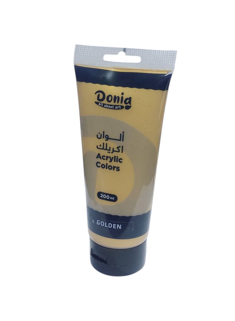 Acrylic Paint 200ml Golden
